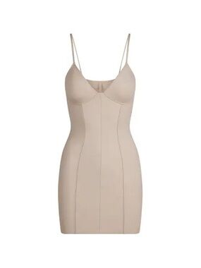 SKIMS Cotton Shapewear Slip - Linen